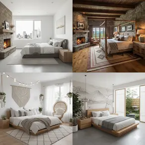 Grid de habitaciones