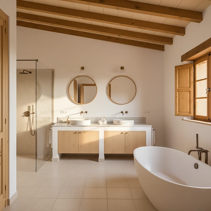Imagen del baño de la habitacion ibiza